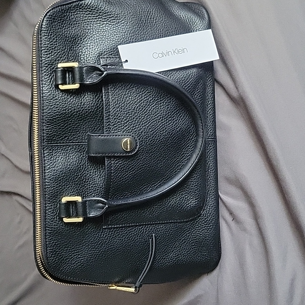 Calvin Klein Satchel With Option For Crossbody - image 1
